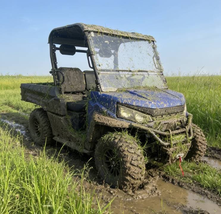 73.6V 4WD 오프로드 UTV EPS 조향 20KW 최고 출력 80-100km