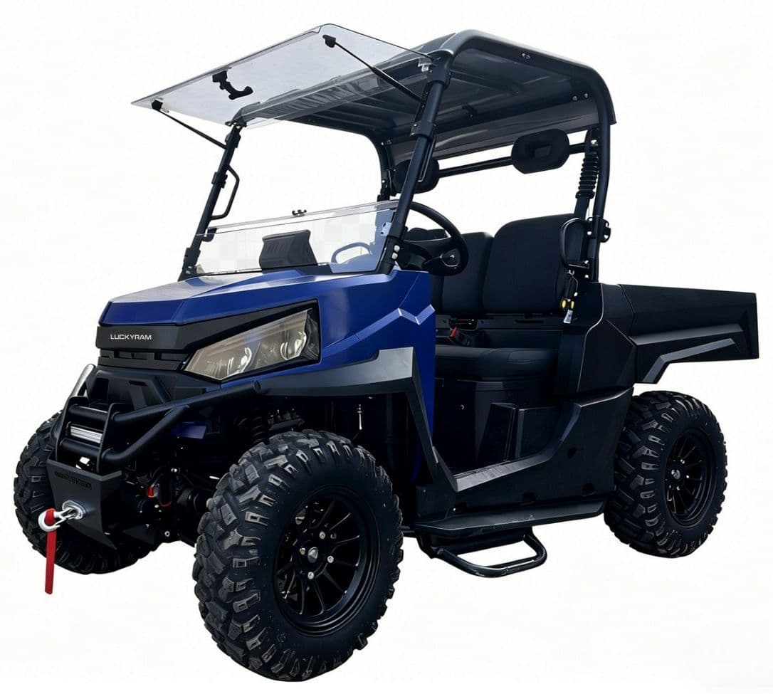 재산 유지 관리를 위한 73.6V 전기 UTV 10KW AC 모터 80-100km 범위