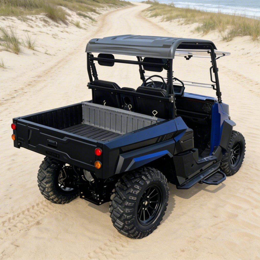 작업 현장용 전기 UTV 4WD 14인치 타이어 73.6V 20KW 피크 전력
